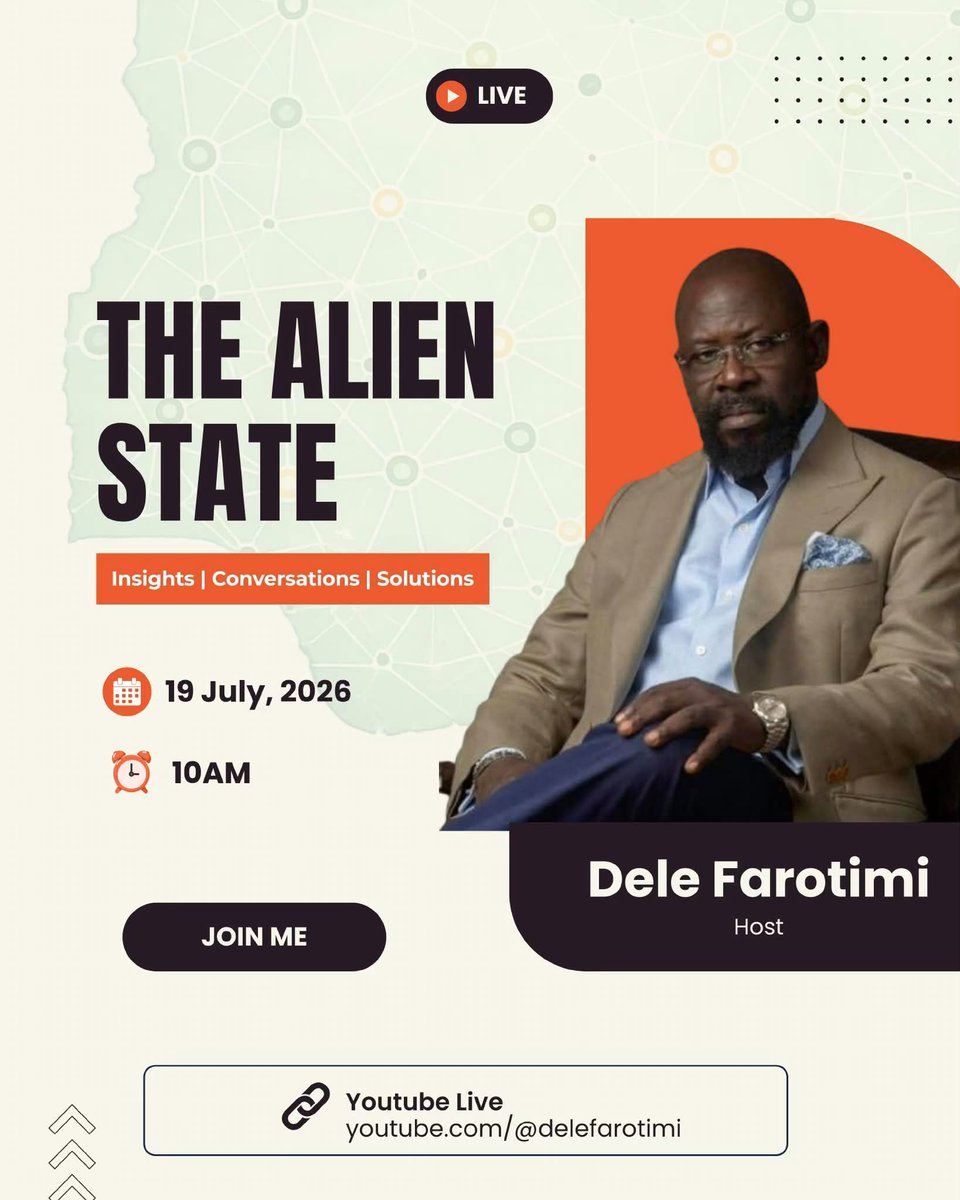 DeleFarotimi's tweet photo. A country devoid of citizens is an Alien State..🇳🇬🤔 https://t.co/10j5vPCnEy