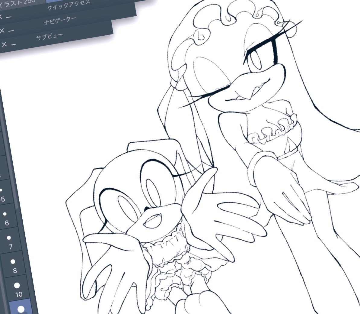 sinonome_1027's tweet photo. ベビードールwip https://t.co/qNiKObDZ99
