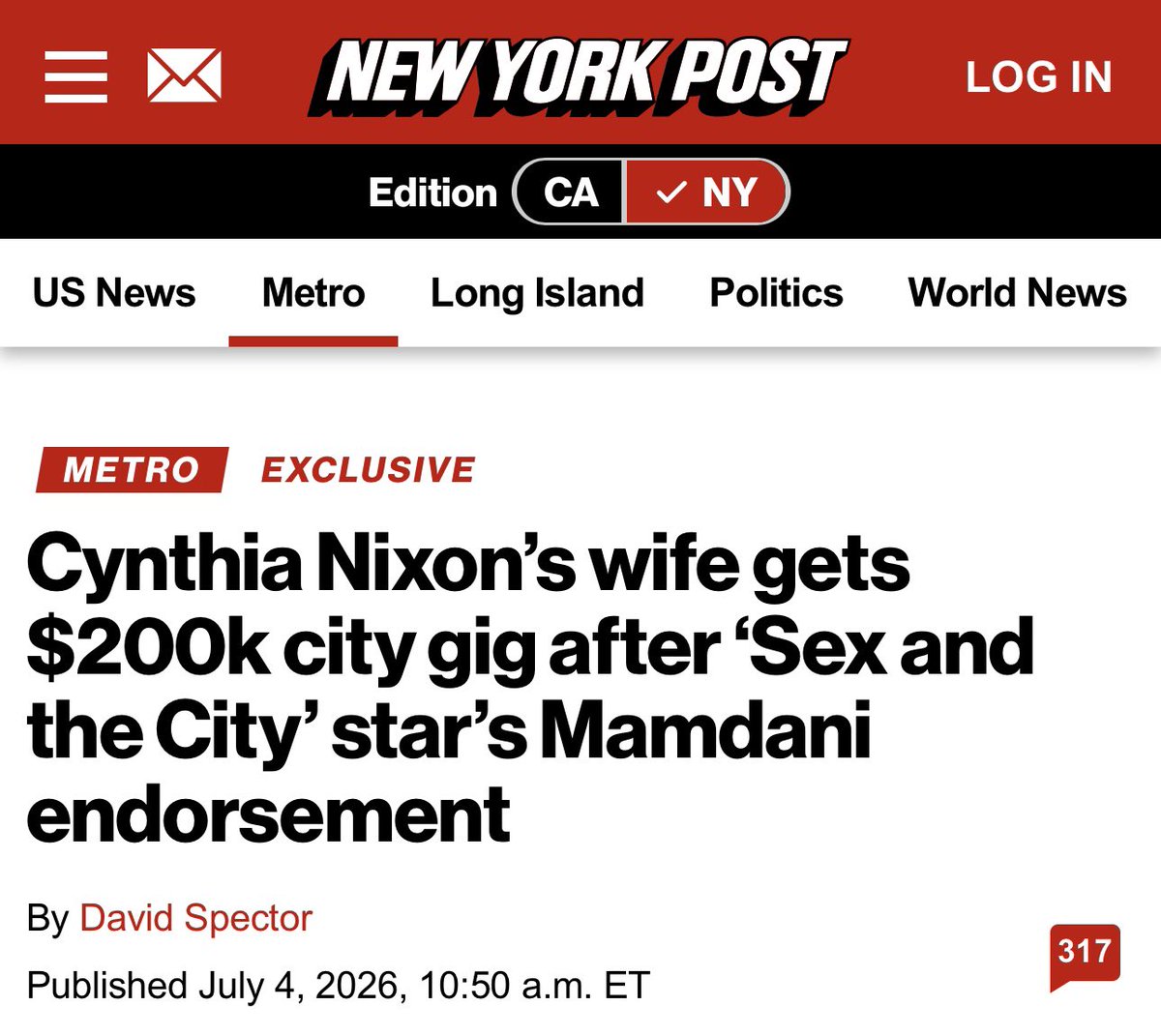 HeyBooBoo16's tweet photo. @JonathanTurley @PDiddy911 And her wife got a job with the city of New York. A Mamdani Endorsement for jobs…how nice 😵‍💫

The rich love Socialism because they got theirs and don’t want you to get yours. https://t.co/THbPtM4pw5