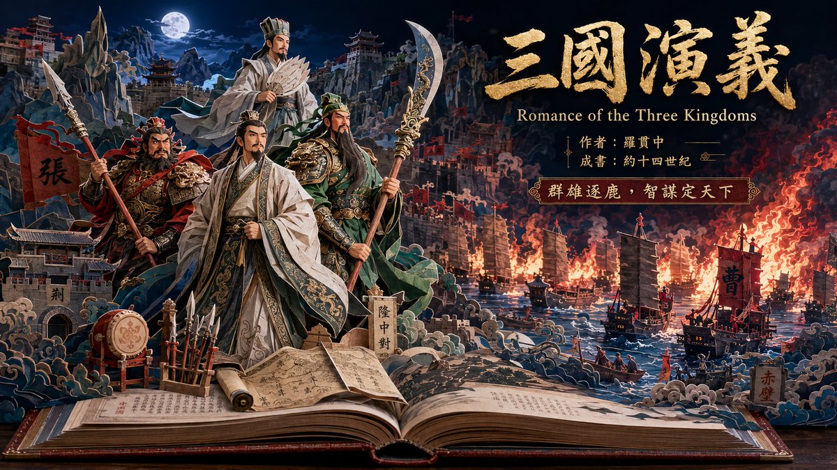 Three Kingdoms Pop-Up Book Scene