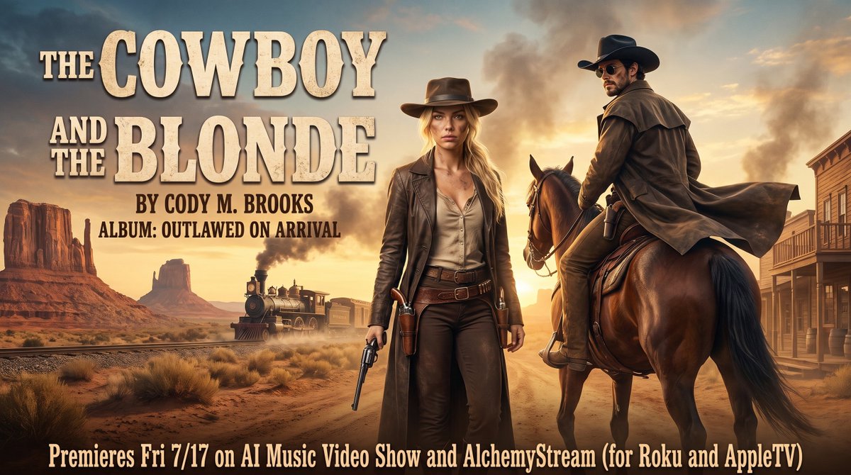 WyldeChyldeRec's tweet photo. 🚨Tonight! Don't miss it! The mini-movie disguised as a music video.
Cody. Shelby Rae. Like Apples and pie!
🔊Turn it up until the neighbors know the lyrics.
On @aimusicvideo and @AlchemyStream (for Roku and AppleTV)
#TeamCody https://t.co/sei8ijAp5l