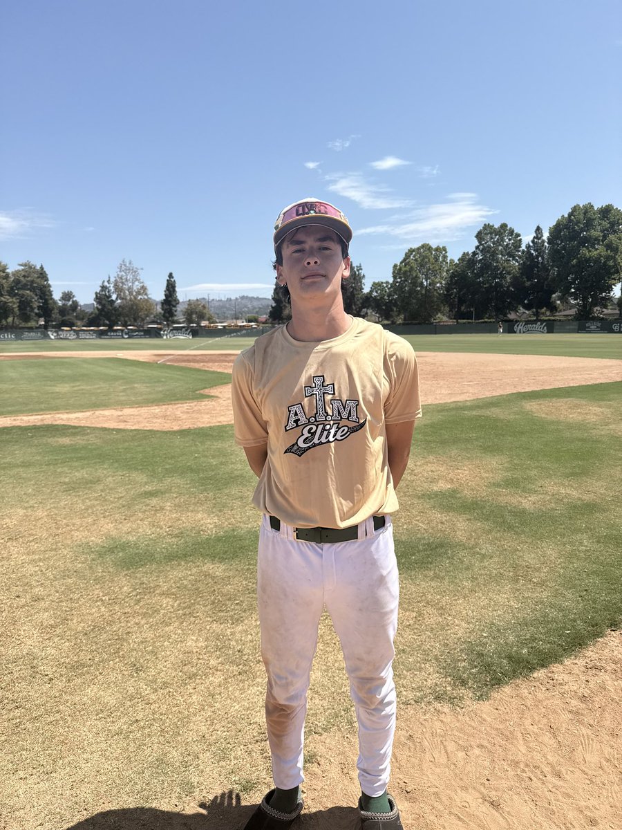 FiveToolCA's tweet photo. F: A.I.M Elite 9, Saddleback Cowboys 2028 6
PoG: @JTittle_22 3-4, 2RBI
Pitcher: Connor O’Kain 5IP, 6K, 4H https://t.co/1ncqRZdRYa