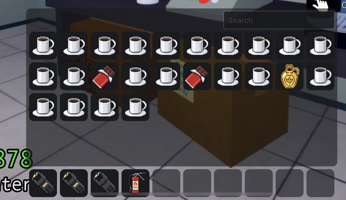 moolioli's tweet photo. my inventory in every solo run has me feeling like a barista https://t.co/pIXY3IEM3l
