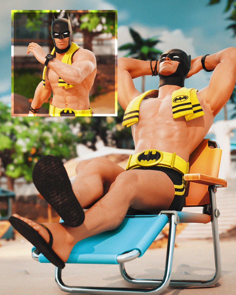 kpz_epic's tweet photo. Beach Bod Batman 🦇
#FortniteRunners #Fortography #HotBatSummer #Batman https://t.co/2Wm53XSzdz