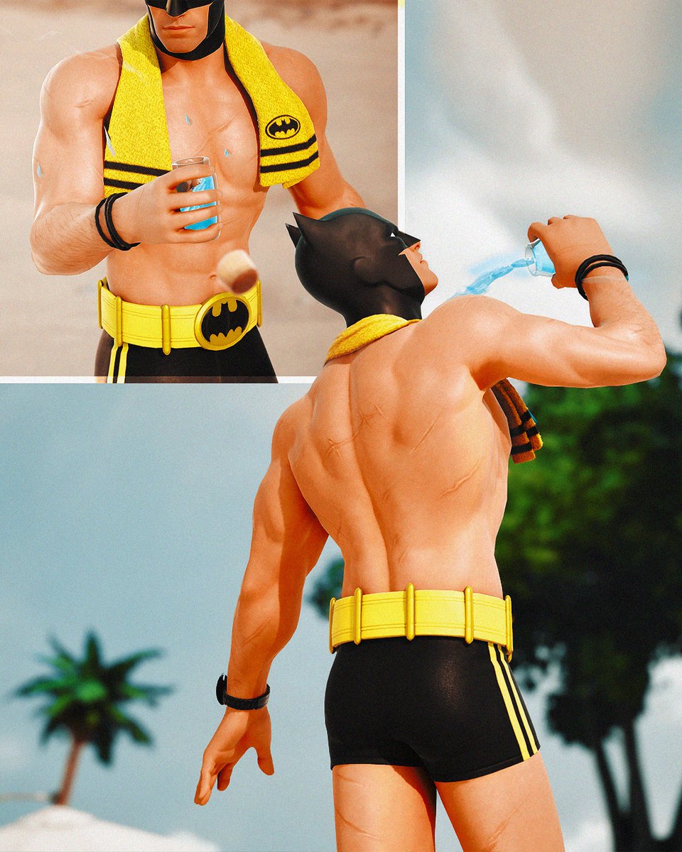 kpz_epic's tweet photo. Beach Bod Batman 🦇
#FortniteRunners #Fortography #HotBatSummer #Batman https://t.co/2Wm53XSzdz