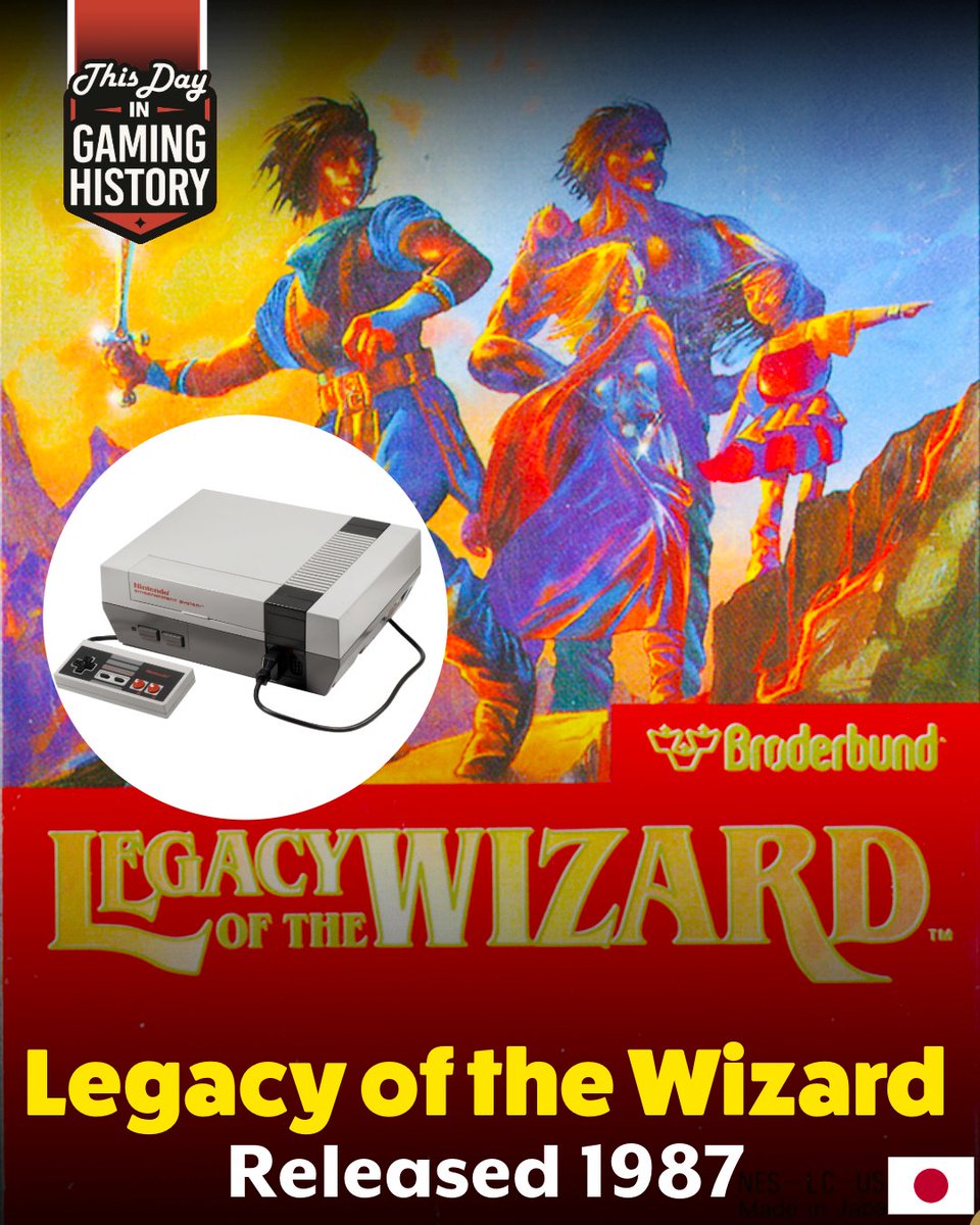ThisDayGaming's tweet photo. 39 years ago, Legacy of the Wizard was released in Japan 🗡️
Falcom’s Dragon Slayer IV let players control an entire family of adventurers in a massive, non-linear dungeon. An early Metroidvania-style action RPG that became a cult classic.
#GamingHistory #LegacyOfTheWizard https://t.co/NGAq7ddX60