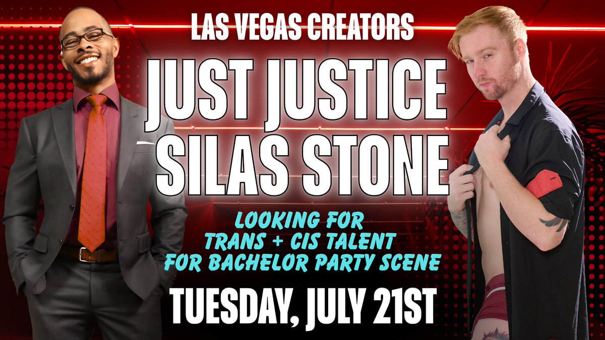 SilasStonexxx's tweet photo. Looking for content creators to join!
Big Group Scene
July 21st in Las Vegas 
Comment or DM https://t.co/9GCuZKRJQt