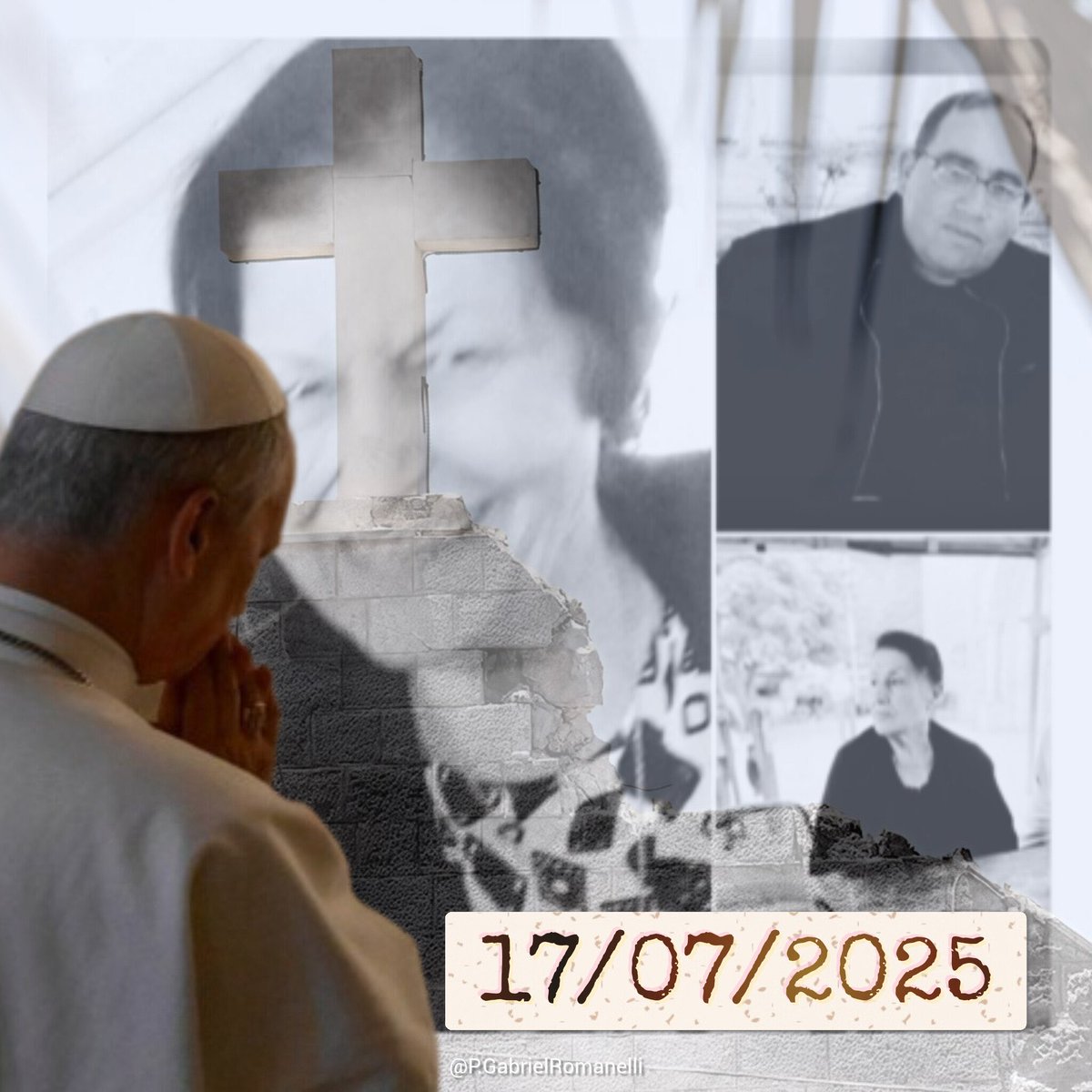 IhabHassane's tweet photo. One year ago today, on July 17, 2025, an Israeli tank shell struck the Holy Family Catholic Church in Gaza City—the only Catholic parish in Gaza—killing three Christian civilians.

Saad Salameh, 60. Fumayya Ayyad, 84. Najwa Abu Dawood, 71.

May their memories be eternal.

Please keep all Palestinians in Gaza, including the Christian minority, in your prayers, and pray for their safety.