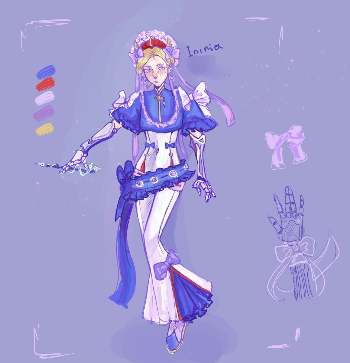 Goroh_rein's tweet photo. #ininia #whaspoiler 🎀 we don't talk enough about her hands https://t.co/XAxviicRfT