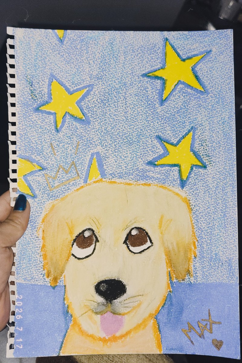 cchiurccin's tweet photo. Arte da minha 3° irmã favorita pra mim (não julguem pois é a primeira vez dela com giz oleoso) https://t.co/TAUugCqhCH