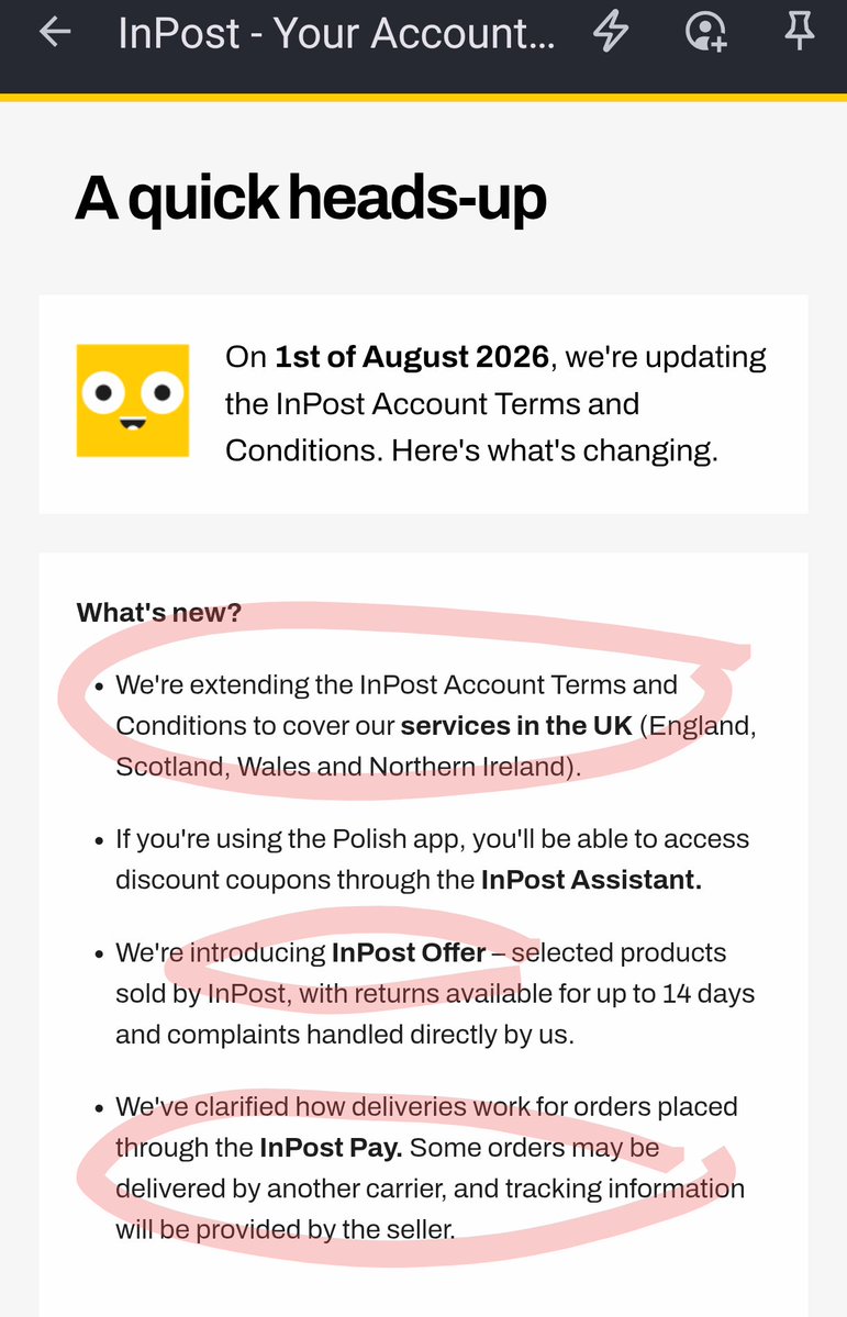 jakubhajost's tweet photo. I think #InPost will finally include the UK in international service. Platform building is on full throttle too.
I wish I could hold this company for decades, but what can you do.
I will still use it and cannot wait to be able to send and receive parcels in the UK from Poland. https://t.co/9zG4Shkv6x