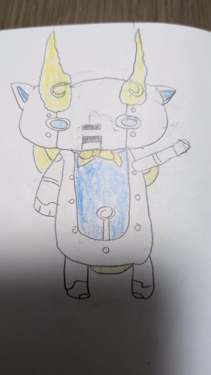 fSWOkwq0CF44162's tweet photo. @komasan_ganso コマっち、オラっちが描いたコマ妖怪を紹介する。

下記の画像中のコマ妖怪は何に見えそう？

また、本家と比べていかが？ https://t.co/misrTbpK9w