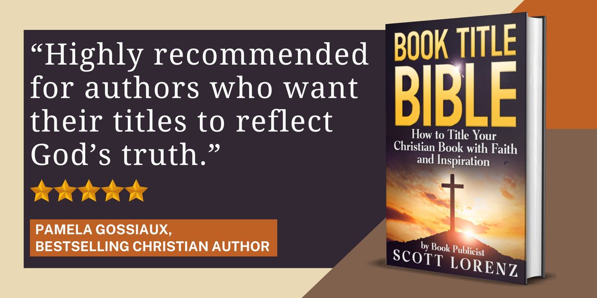 IAN_AuthorPromo's tweet photo. “A thoughtful collection of Spirit inspired techniques and tips for naming a book. Highly recommended for authors who want their titles to reflect God’s truth.” Pamela Gossiaux, Bestselling #Christian #Author https://t.co/4cr90I4gvW #ChristianBooks #Inspy @BethMooreLPM #iartg https://t.co/mUklrMysEB