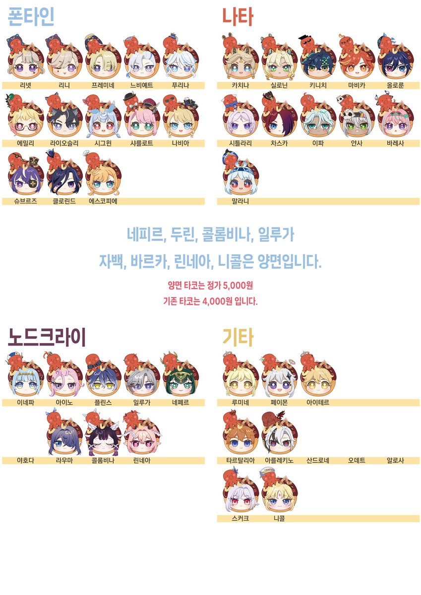 cafe_slime's tweet photo. 원신 타코야키 거의 전캐.. 오늘 7코 CD7,8 https://t.co/JN4Eo4rAbX