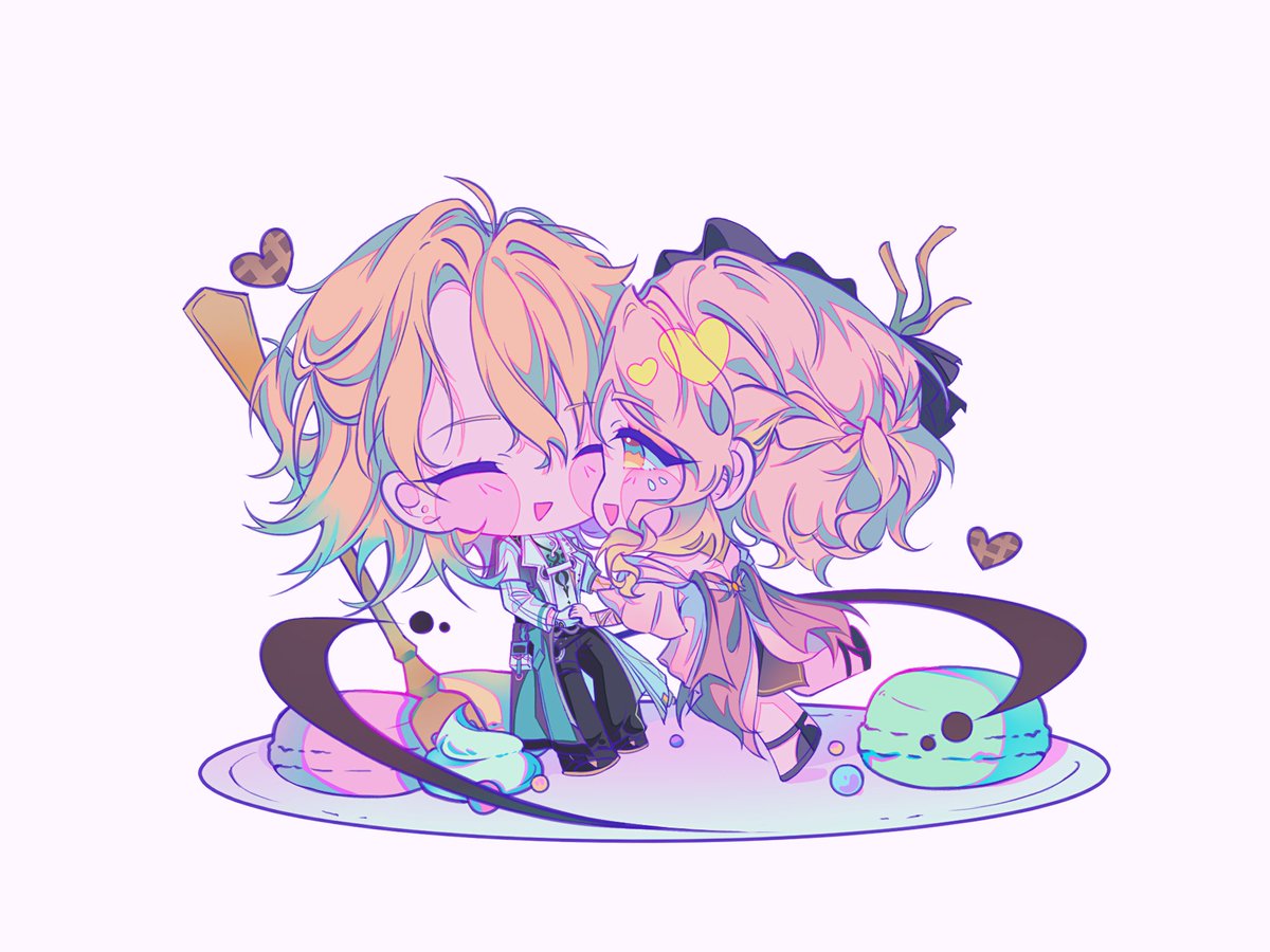 sweetsxdoctor's tweet photo. Two cutie pies on a dessert plate, the perfect place for such a sweet couple!

🎨@/witchsprince https://t.co/ZzZ2EGdECP