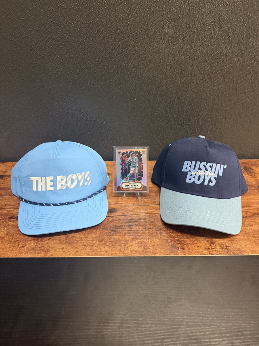 BussinWTB's tweet photo. 🚨 CAM WARD UPTOWN GIVEAWAY 🚨

We are giving away this card and these hats on Monday!

For a chance to win, do the following:

-RT and Like this post
-Follow @RippinWTB
-Follow @BussinWTB 

GOOD LUCK 🫡🤝 https://t.co/D7wN6ihoQF