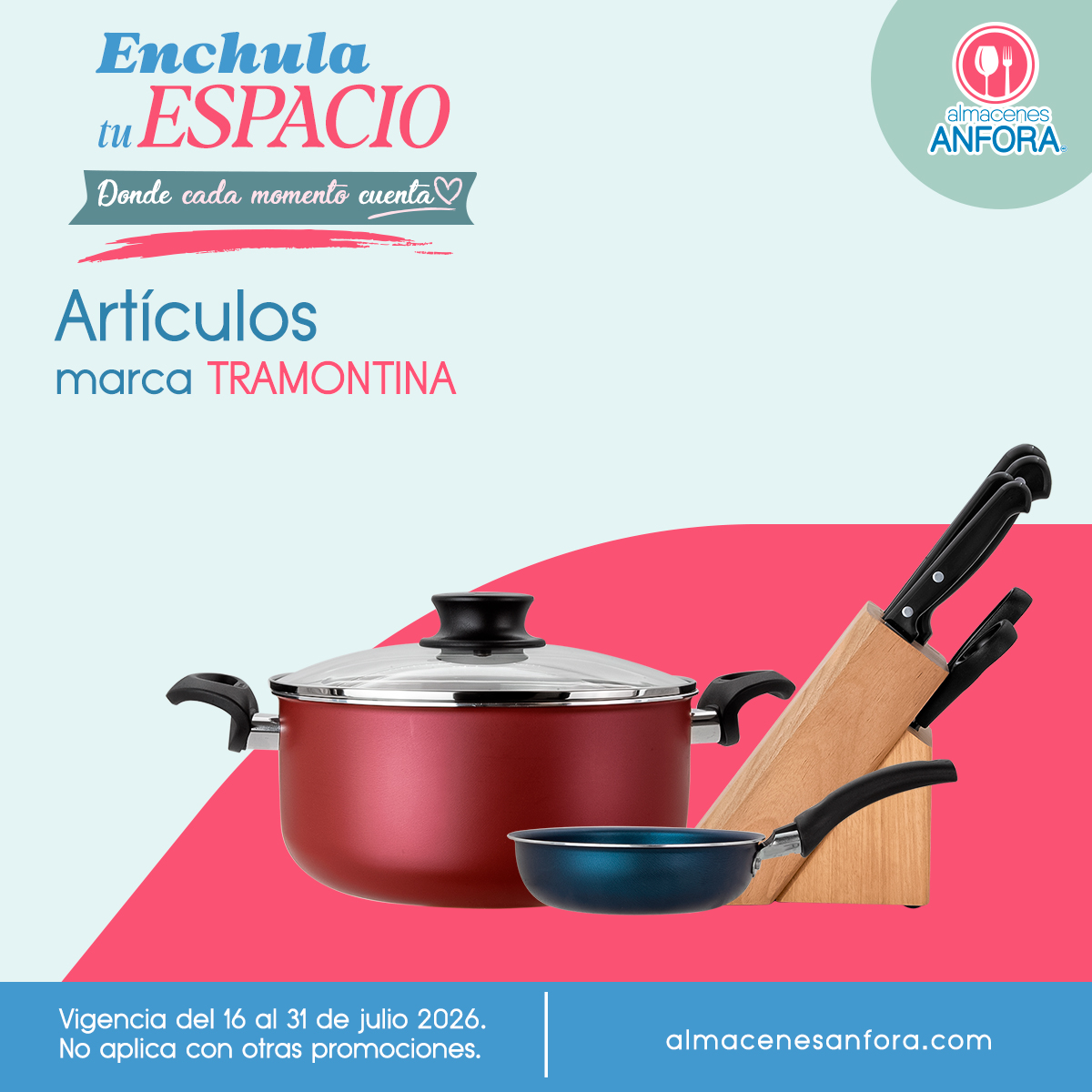 tiendasanfora's tweet photo. Es momento de darle un nuevo aire a tu cocina. 🍲Aprovecha hasta 20% de descuento en productos Tramontina y cocina con calidad en cada preparación. 🛒👉https://t.co/aOIdPK6vUu
#Tramontina #Promociones #Cocina #Hogar https://t.co/1T2Qu0lqiY