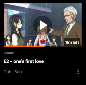 Itsnate_ocean's tweet photo. come clean who watched citrus on the anyoneaccount crunchyroll profile https://t.co/Qor3N7EQt9