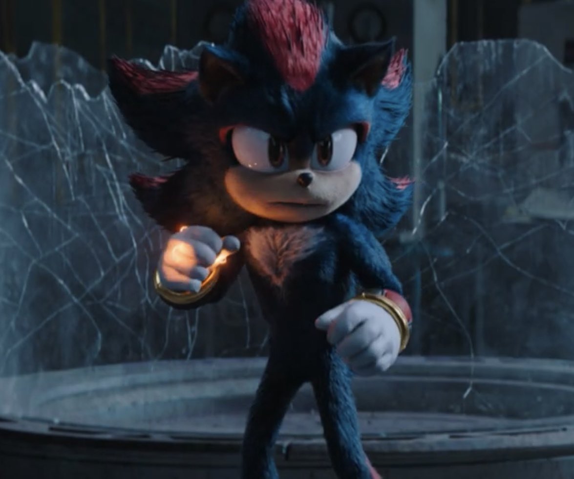 hearts2shadow's tweet photo. I like how Shadow always has his fists up, ready to fight https://t.co/LV8A6BejIl