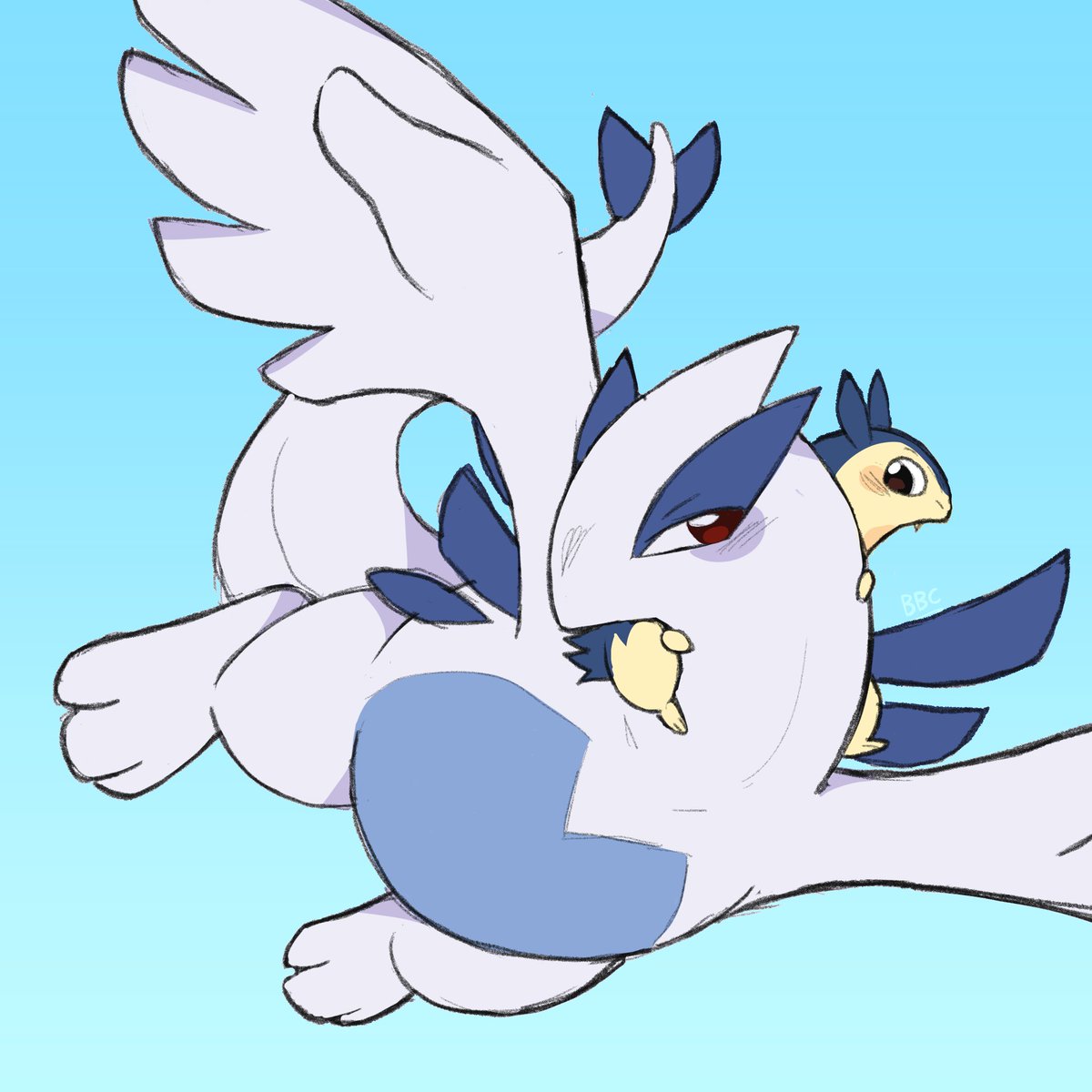 BoxedBluCritter's tweet photo. Lugia day! Heres my art of today!
.
.
.
.
.
#Typhlosion #Lugia #Pokemon https://t.co/9hmnDUsNWn