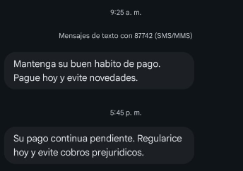 Bluma26's tweet photo. Increíble lo de @ClaroColombia. Pago mi servicio y aun así recibo más de 6 llamadas y mensajes cobrando una deuda inexistente. Llamo, me dicen que no debo nada y que me eliminarán de la base. 30 minutos después vuelven a llamar. Esto es acoso. Ya no mas @Tigo_Colombia Me adopta? https://t.co/iSWid9Wyt1