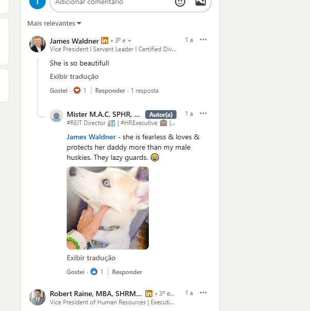 SerpassARC's tweet photo. I found Eloise, a dog adopted by Mister, Robinhood Vice President. 

You can check it out yourself, it's associated with the @RobinhoodCrypto  profile on LinkedIn. Mister is literally the Vice President of the company and likes to put #Wolf in his posts about Elise.

Elise is one of the two wolves that @vladtenev  likes to mention.

ELOISE IS OUR RUNNER