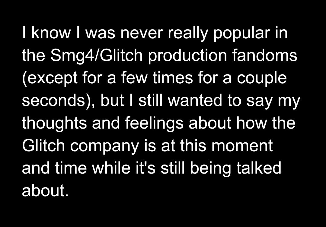 Ck_3585's tweet photo. (I'm hoping this all makes sense to everyone who has the time to read this in the smg4 or even glitch fandoms...) https://t.co/OVYX7JhXAX