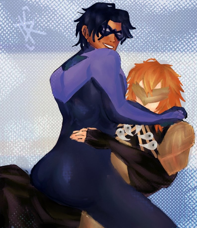 greenw1ng's tweet photo. Para ser mi primera vez "renderizando" no está tan mal che 

#yumetwt #Nightwing #ocxcanon #Dickgrayson https://t.co/YUy4jboyuY