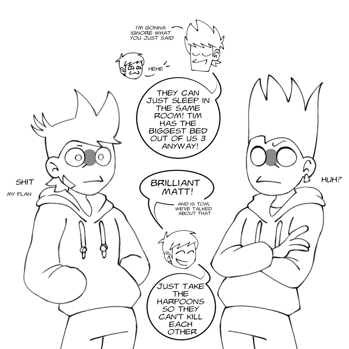 SrHorned's tweet photo. Based on @harveymeal5guys post, #eddsworld #tomtord #tordtom https://t.co/tTQI8I64vu
