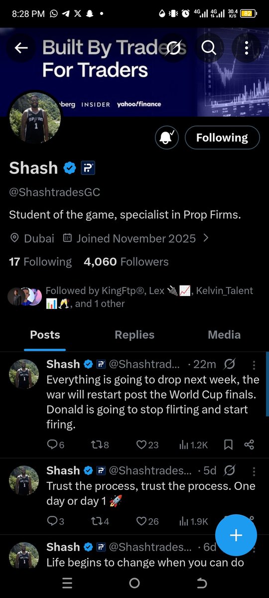 BOdegbune's tweet photo. @Kelvintalent_ @fundingpips @ShashtradesGC Done 🙏❤ https://t.co/V8vu7tv5Sf