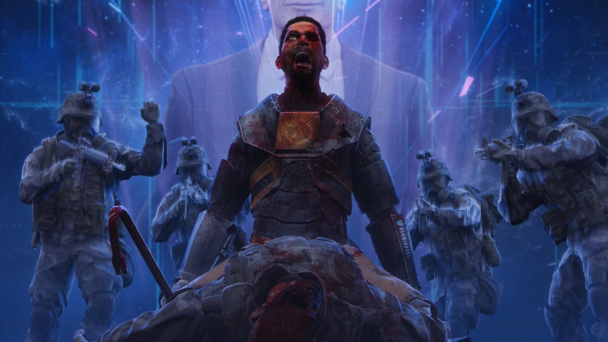 Daamianski's tweet photo. Idk if I ever said it but this oldish render basically follows this idea, following the Nihilanth's death, gman basically forces Gordon to relive the events of May 16th until he's needed again, ie for the next 20 years, forced to endure the same horrors over and over again https://t.co/12weSCKlfL