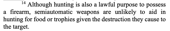 gunpolicy's tweet photo. The anti-gun logic from one of the dissents: https://t.co/svV73vqgUQ