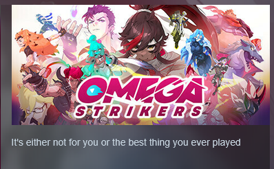 PlayOmega's tweet photo. it's been a while
top reply decides what I change the steam store description to https://t.co/PPmKGAfrBd