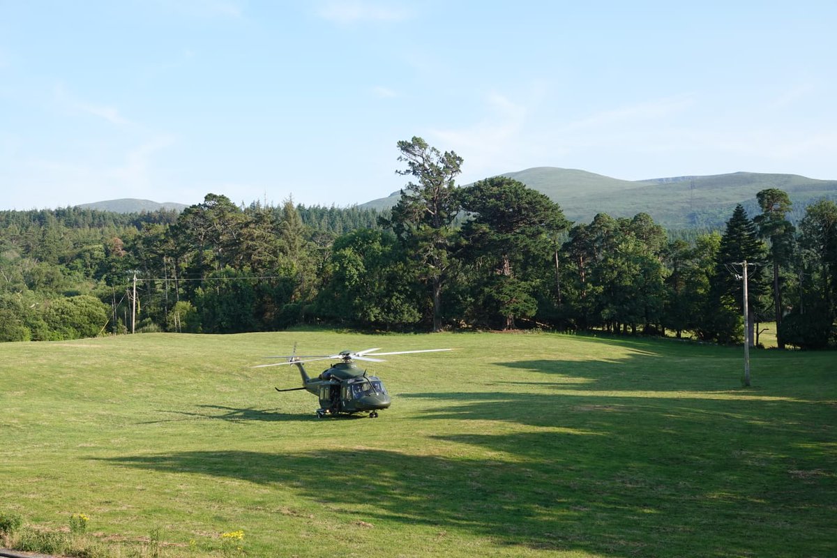 defenceforces's tweet photo. The Irish Air Corps has been assisting National Parks and Wildlife Service personnel in responding to wildfire incidents through emergency aerial firefighting operations.

Working in close coordination with ground crews, Air Corps personnel have provided vital aerial support to help contain the spread of fires, protect sensitive habitats and safeguard surrounding communities.

These operations highlight the versatility of the Defence Forces and our continued commitment to supporting the Principal Response Agencies whenever and wherever required.

#ÓglaighnahÉireann