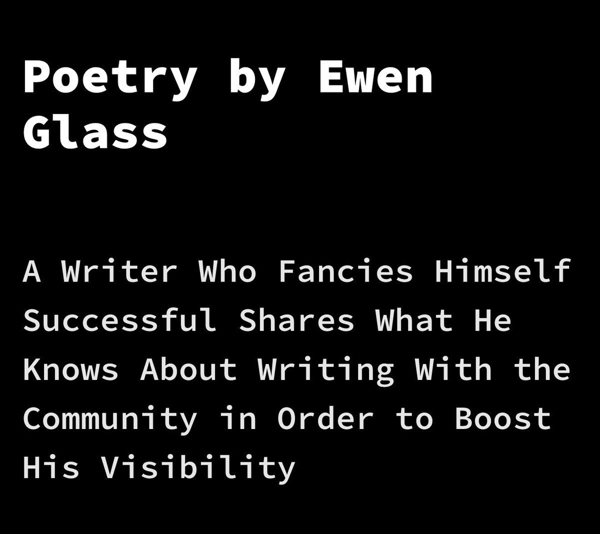 Ewen Glass tweet media