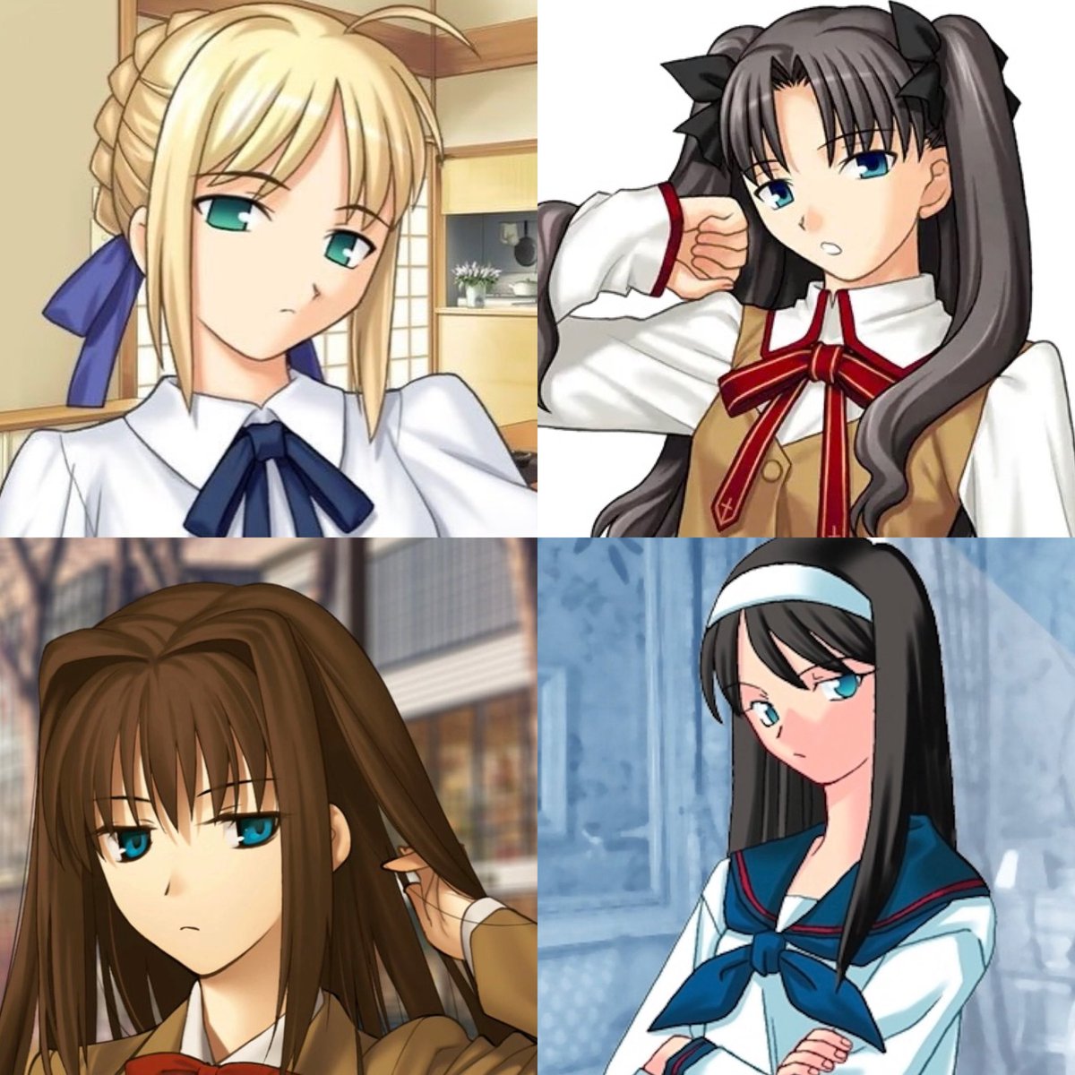 nekohakuuu's tweet photo. Type moon heroines look so hot when they do this expression https://t.co/YLp3Y4QmCU