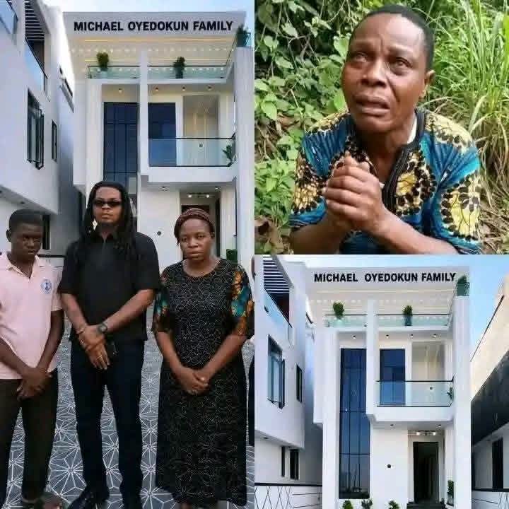 ctpnetwo's tweet photo. Breaking 🚨🚨
Nigerian music icon Olamide generously donated a ₦500 million mansion to the family of Michael Oyedokun. Oyedokun, a dedicated Oyo State teacher, was tragically ki*8ed by abdúctors on the first day of his k!dnapping.

*Good Move, May Your Soul Rest Well, Sir 😎* https://t.co/nthPeD1jzA