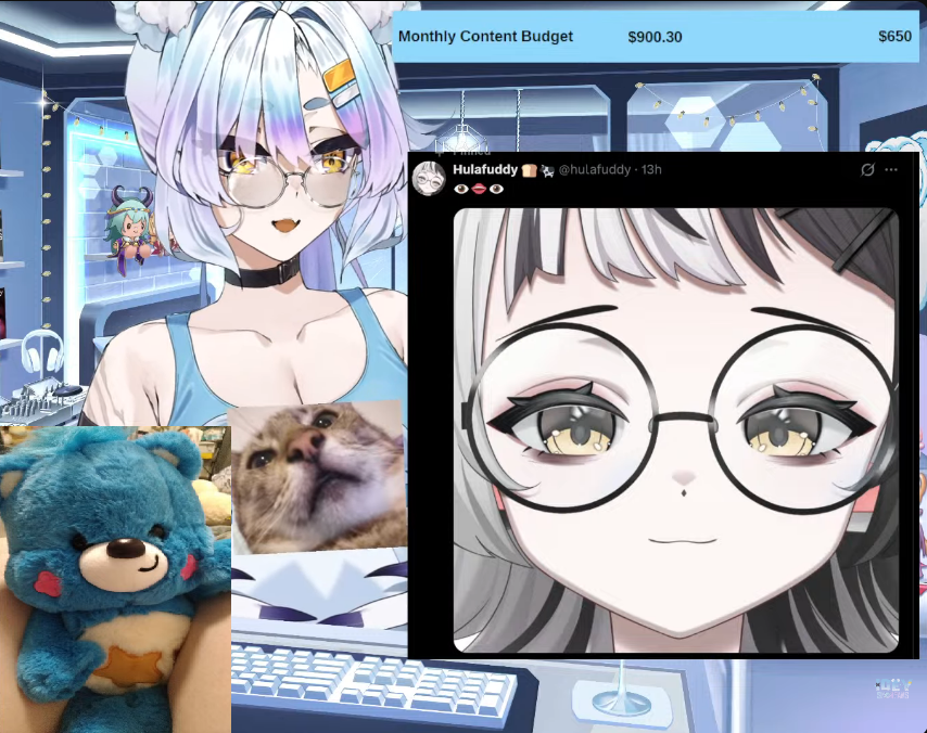shniziga's tweet photo. We got to see her today! ..Or I guess "them?" Thank you for going live today Icey! Somehow you always seem to leave me feeling so excited. And somehow you think you "dont deserve it?" Such a silly bear 🩵
#iceline https://t.co/Gcyc1oA7Pg