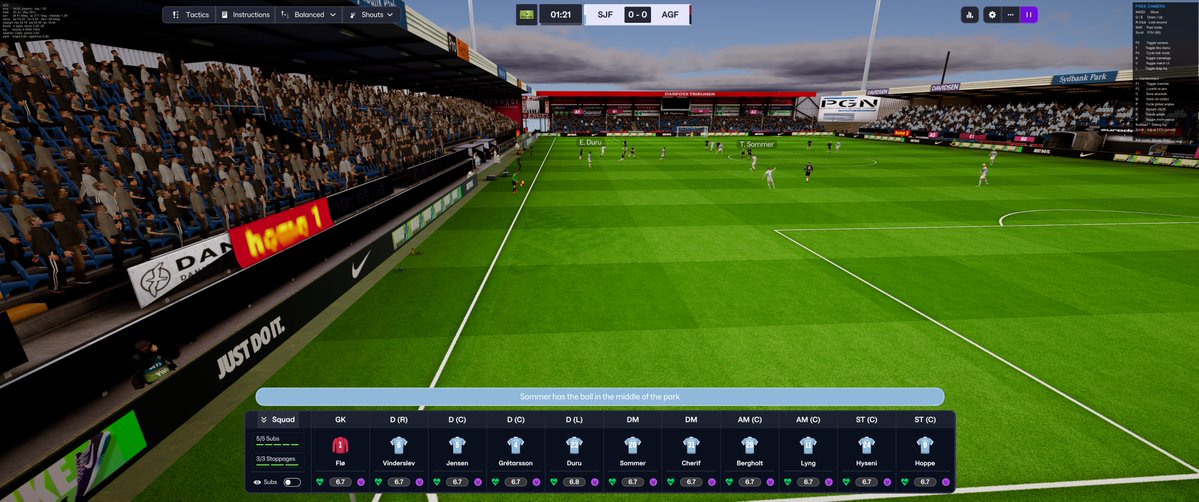 DaleTHFC2k's tweet photo. Sønderjyske Stadium In Denmark Been RE-DONE! IN FM26 https://t.co/yRtzIhSQLx
