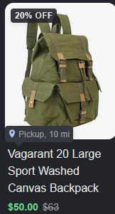 REALHealthDrink's tweet photo. please dont buy a 120 dollar backpack. https://t.co/MHsY001p6O