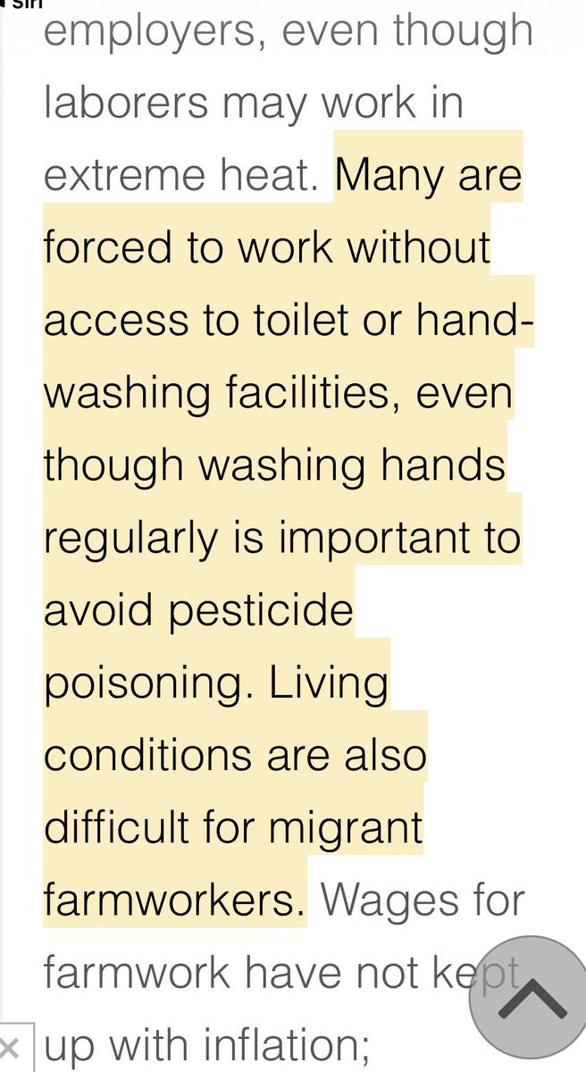 TPSF42's tweet photo. @RobynDODonnell @GuntherEagleman This is how it is in the US. I can imagine Mexico being worse. It seems to me that toilet access and handwashing facilities would be cheap Insurance, insuring product safety.
Apparently, some farmers pick their own lettuce and aren’t concerned with what you and I have to eat. https://t.co/WEgW4ElLRC