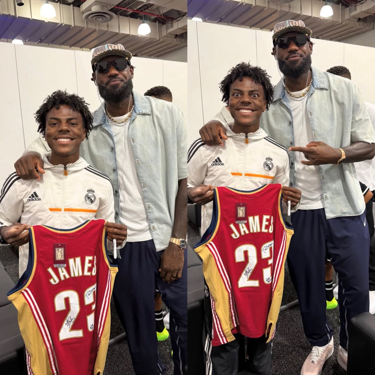 IShowSpeedHQ's tweet photo. 🚨| Speed x LeBron James 🐐🔥 https://t.co/4gczrs8MyO