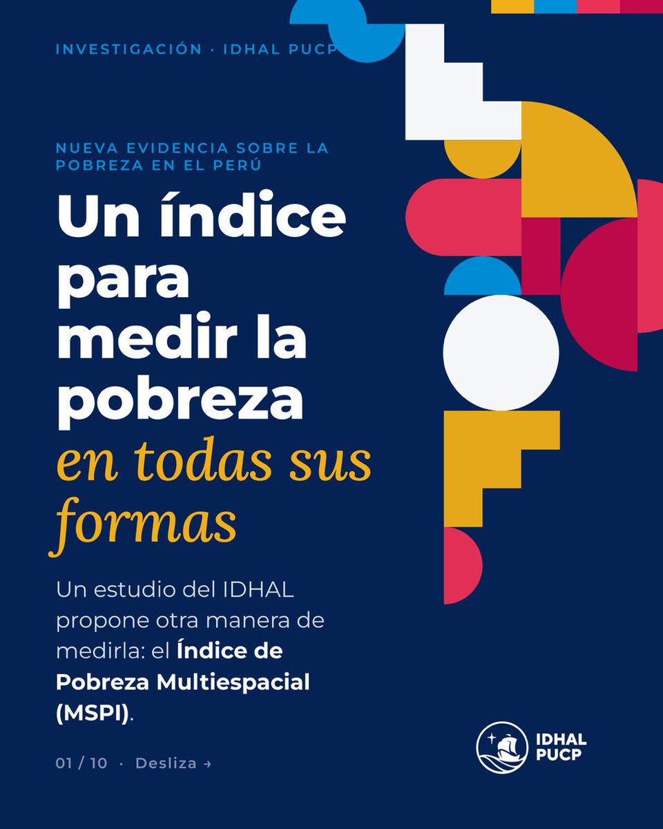 IDHAL_PUCP's tweet photo. La pobreza no es solo falta de ingresos.

Un nuevo estudio del IDHAL propone el Índice de Pobreza Multiespacial (MSPI) y muestra que el 67,5 % de la población peruana enfrenta al menos una forma de pobreza, y el 39 %, dos o tres a la vez.

👉 Estudio en acceso abierto https://t.co/RU0kPLIZKI