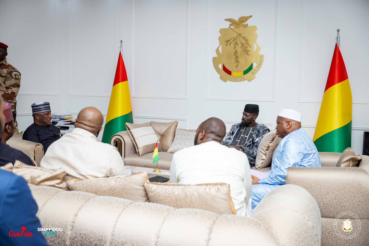 asr_rabiu's tweet photo. It was a distinct honor to meet His Excellency President Mamadi Doumbouya and members of his Cabinet at the State House in Conakry.

Our discussions focused on the immense opportunities for collaboration in advancing sustainable development and economic transformation across Africa. Guinea is endowed with abundant natural resources, significant mineral wealth, and vast agricultural potential, providing a strong foundation for value creation, industrial growth, and shared prosperity.

Africa’s future must be shaped by Africans. By adding value to our resources, investing in our people, and strengthening strategic partnerships across the continent, we can unlock Africa’s full potential and build lasting prosperity for generations to come.
