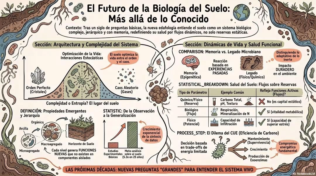 SMCSuelo's tweet photo. ¿Qué tanto entendemos realmente la vida en el suelo?

🦠Hace 100 años, S Waksman planteó 7 grandes preguntas.  Kuzyakov, Ling, Pietramellara y Nannipieri argumentan que ya fueron respondidas… y que es momento de plantear otras. 🤔
DOI📖 https://t.co/cjnLmQH4pS https://t.co/3dfXtqOVIF