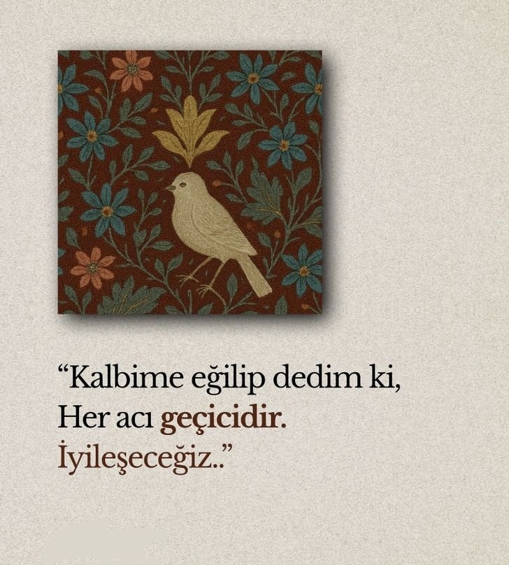 kalpileyasamak's tweet photo. Her acı geçicidir. İyileşeceğiz.. https://t.co/MrKOpKLo4d