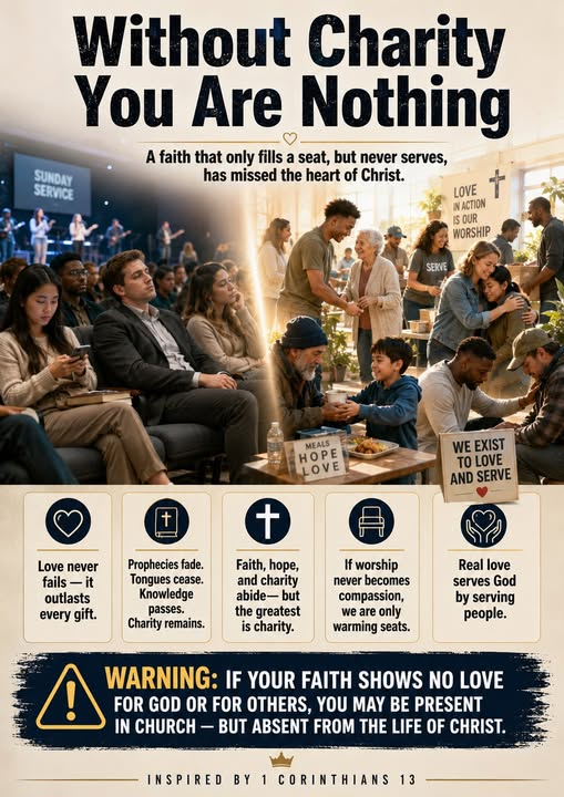 Arthur997657572's tweet photo. The contrast between merely attending worship and living out Christ’s love makes the warning unmistakable. https://t.co/vtxNRW9cm2