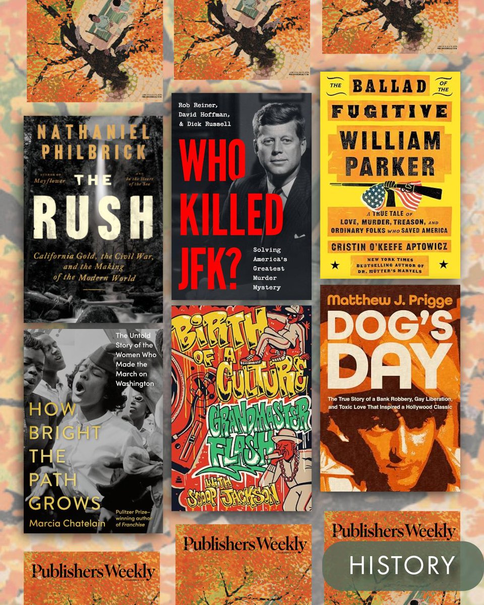 PublishersWkly's tweet photo. This season’s business titles critique Big Tech, assess AI’s influence on the workplace, and emphasize collaboration. Gloria Steinem and Bob Woodward tell all, while American giants from Tom Brady to Toni Morrison receive comprehensive biographies. The perils of AI, the rise of fascism, and the men surrounding JD Vance are among this season’s hottest subjects. History books explore Germany’s descent into fascism, overlooked Black pioneers, and California dreams. 

Check out the all the titles https://t.co/eG7d130uCM