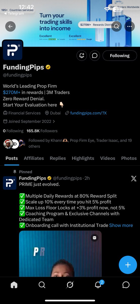 JoelFX9's tweet photo. @Kelvintalent_ @fundingpips @ShashtradesGC Done Ikenga 
Please @xpickr &amp; @Kelvintalent_ I really need this account.. I pray for luck 🙏🏼 https://t.co/npGzbtMtzg