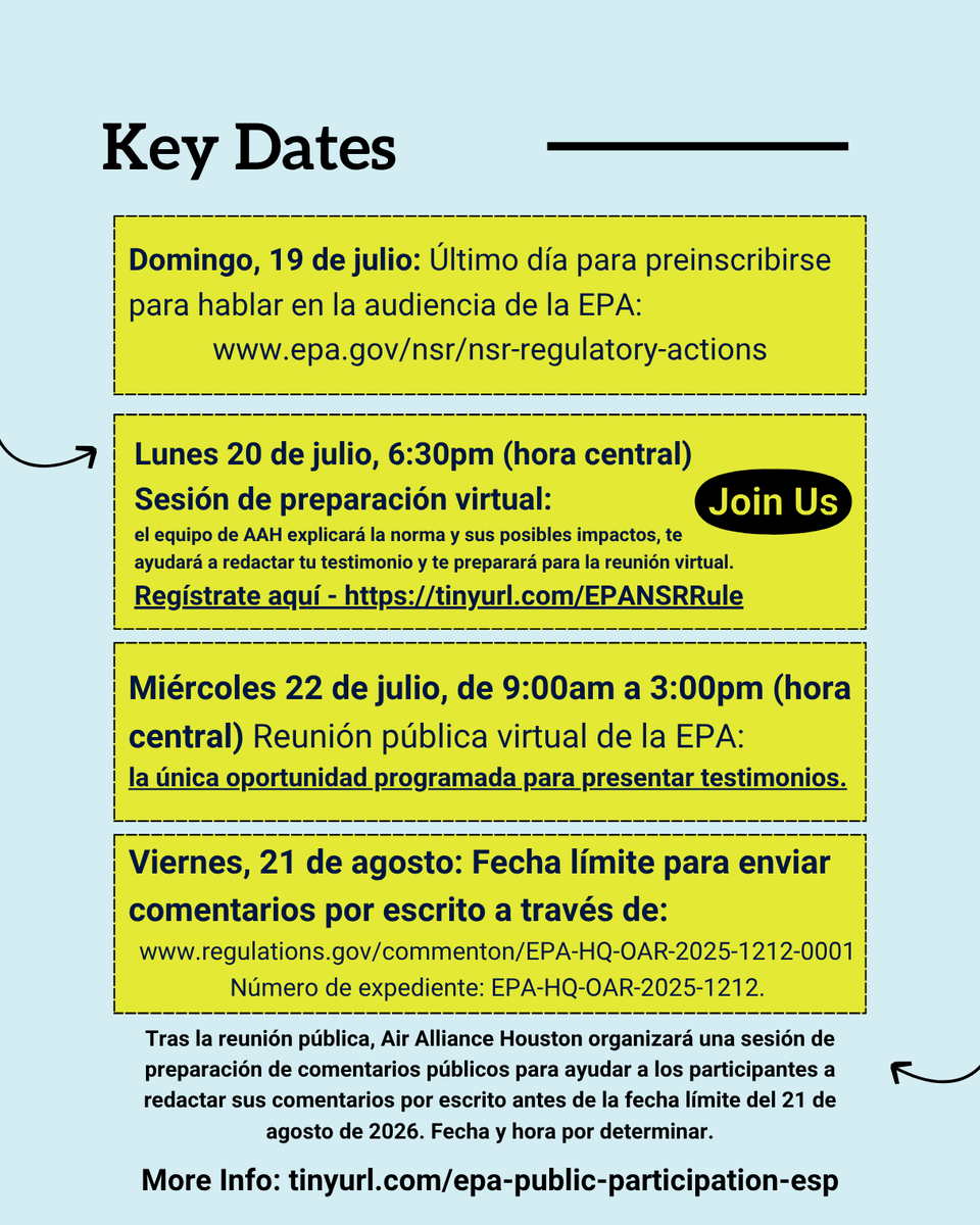 airallianceHOU's tweet photo. Tu voz es importante y está en peligro. ¡Únete a nosotros para defender la participación pública! 📢 https://t.co/vkndxXoPro
